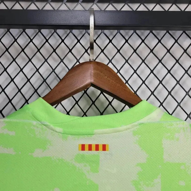 Barcelona Third Away Shirt 24/25 - Men's Green Fan Shirt