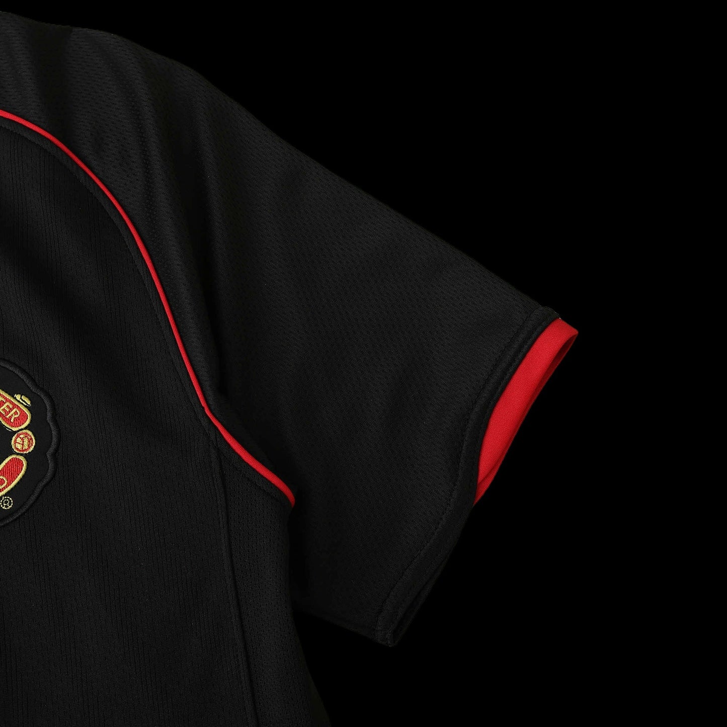 Manchester United Retro Away Shirt 2007/08 - Mens Fan Shirt - Black