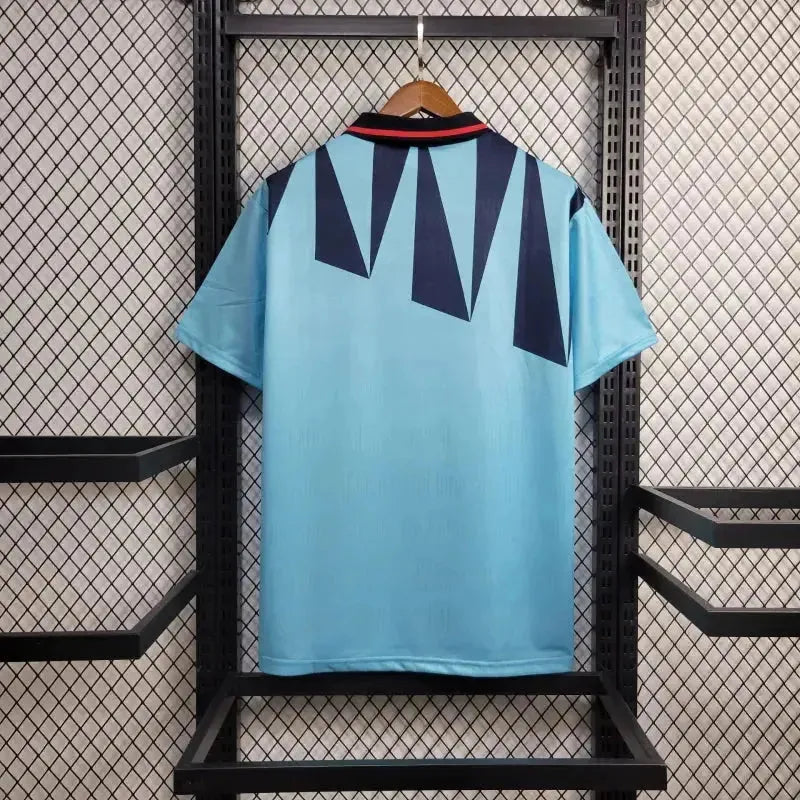 England Retro Away II Shirt 1992 - Men's Fan Shirt Blue