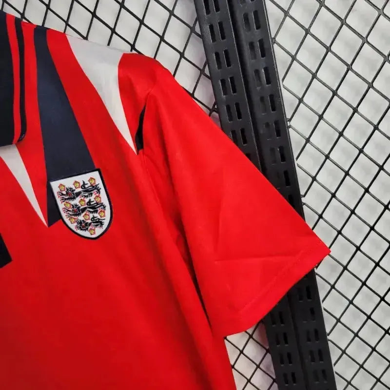 England Retro Away Shirt 1992 - Mens Fan Red