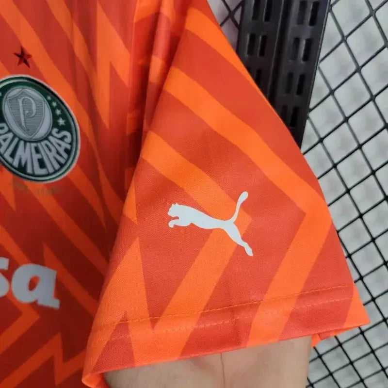 Palmeiras Goalkeeper Shirt 24/25 - Men's Fan Orange