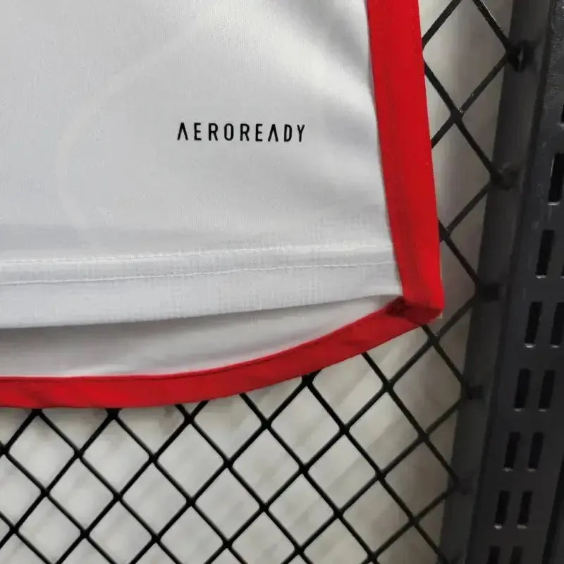 Flamengo Away Shirt 24/25 - Women's White Fan Shirt + All Sponsorships