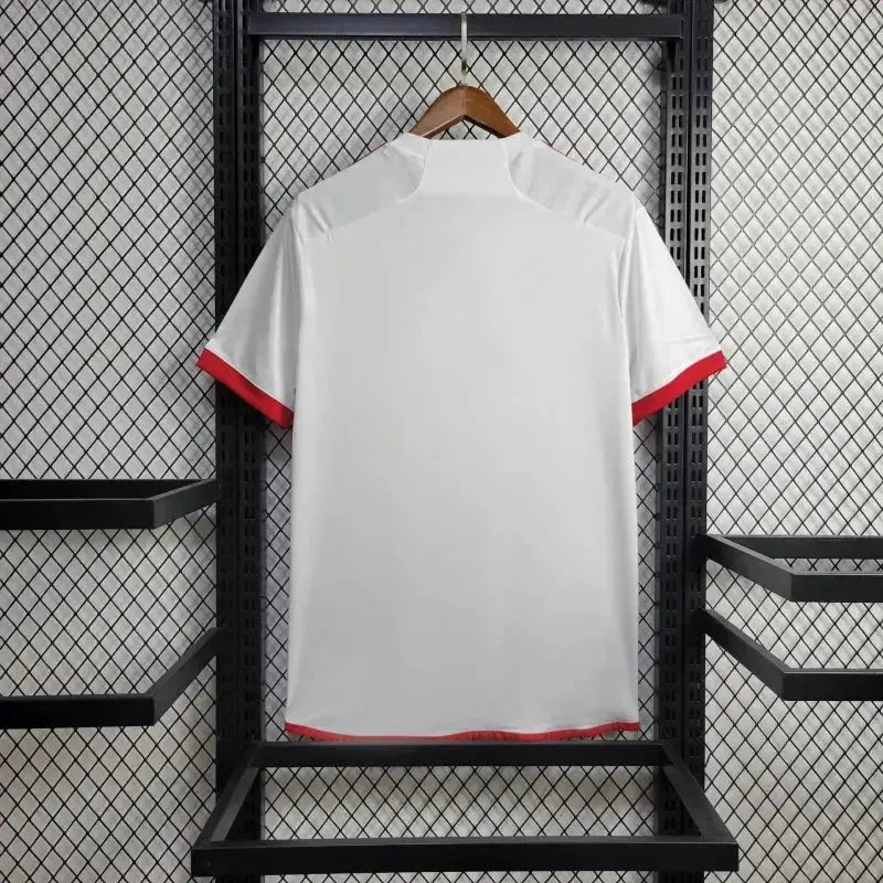 Flamengo Away Shirt 24/25 - Men's White Fan Shirt + All Sponsorships