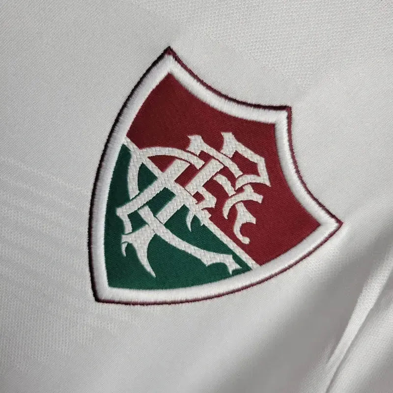 Fluminense Away 24/25 Shirt - Men's White Fan Shirt + Libertadores Patches + Sponsorships