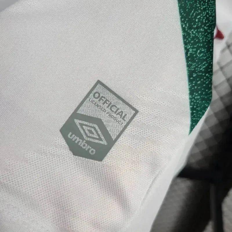 Fluminense Away 24/25 Shirt - Men's White Fan Shirt + Libertadores Patches + Sponsorships
