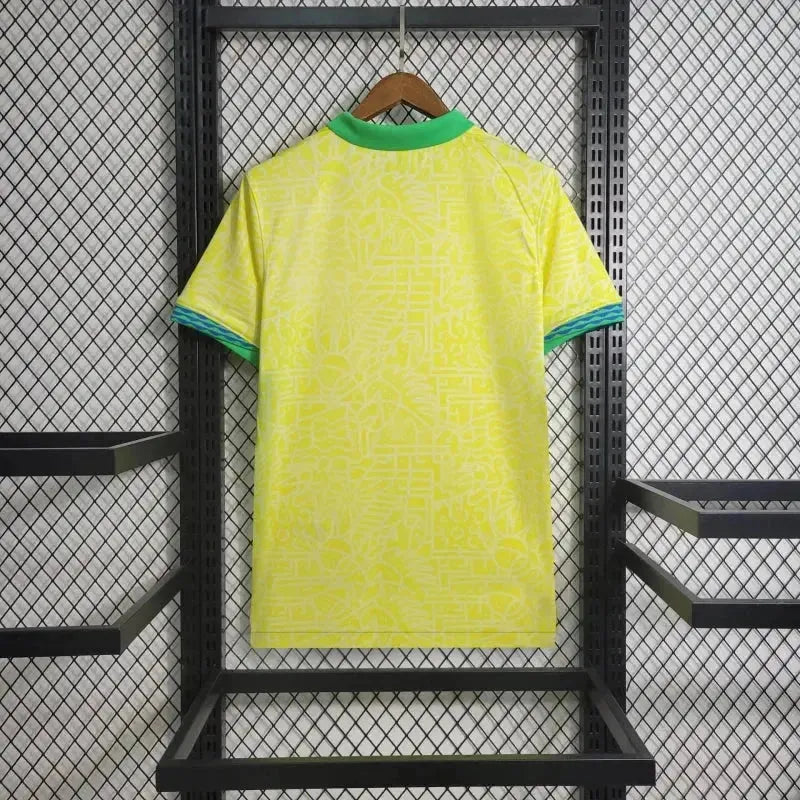 Brazil Home Shirt 24/25 - Men's Fan Yellow
