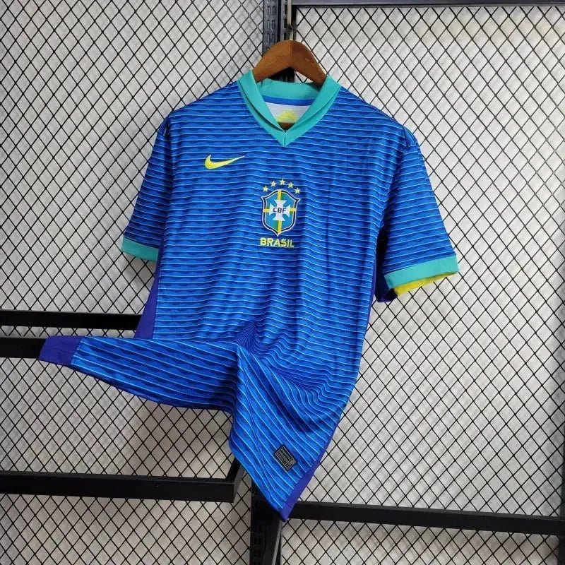 Brazil Away Shirt 24/25 - Men's Fan Blue