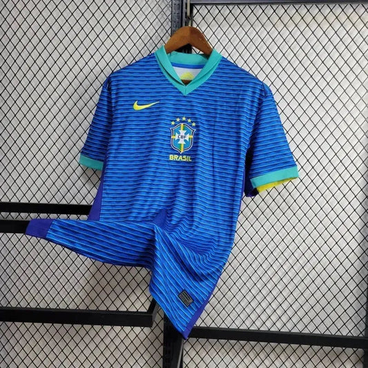 Brazil Away Shirt 24/25 - Men's Fan Blue