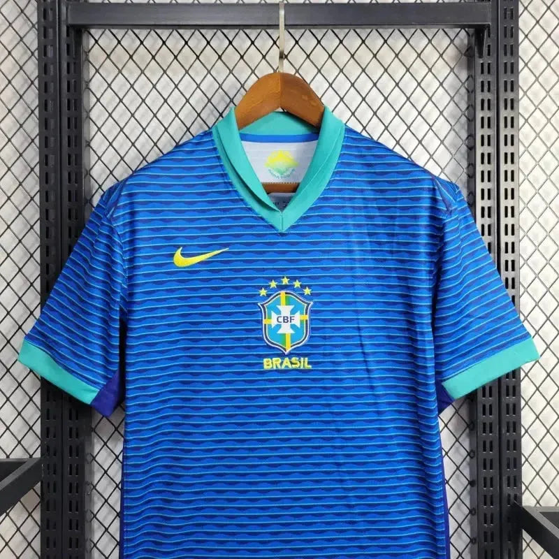 Brazil Away Shirt 24/25 - Men's Fan Blue