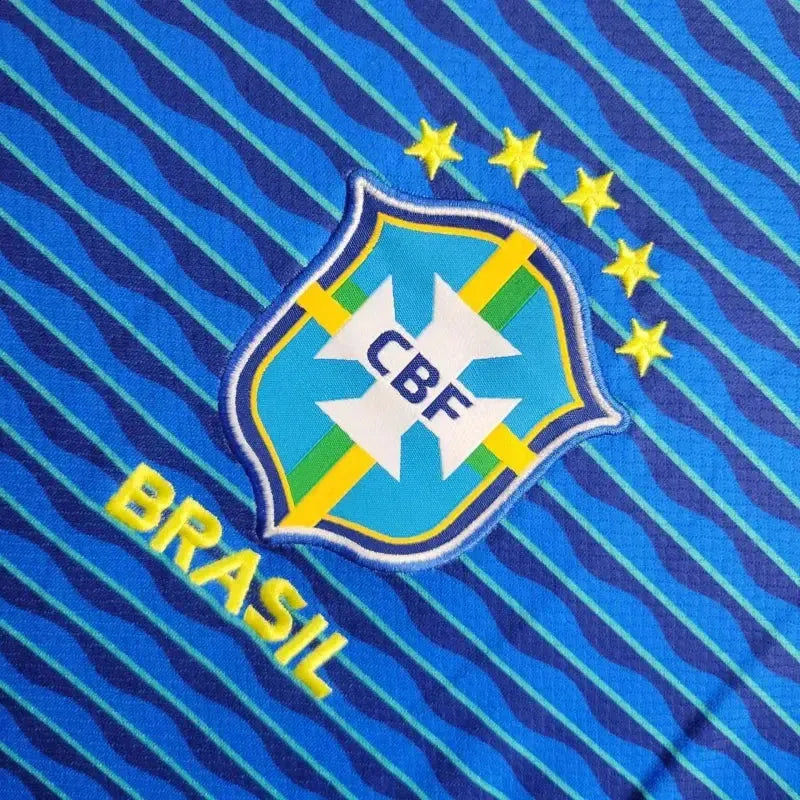 Brazil Away Shirt 24/25 - Men's Fan Blue