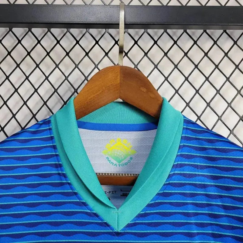 Brazil Away Shirt 24/25 - Men's Fan Blue