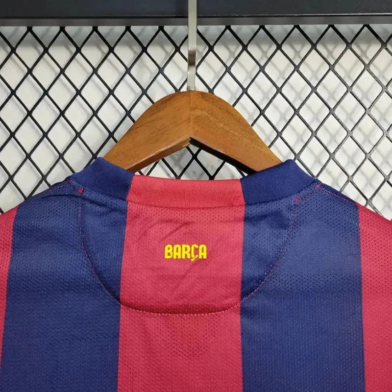 Barcelona Home Retro 2014/15 Shirt - Men's Fan Long Sleeve