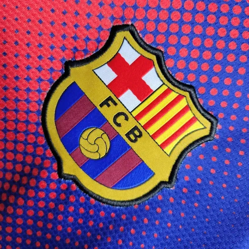 Barcelona Home Retro Shirt 2012/13 - Men's Fan Long Sleeve
