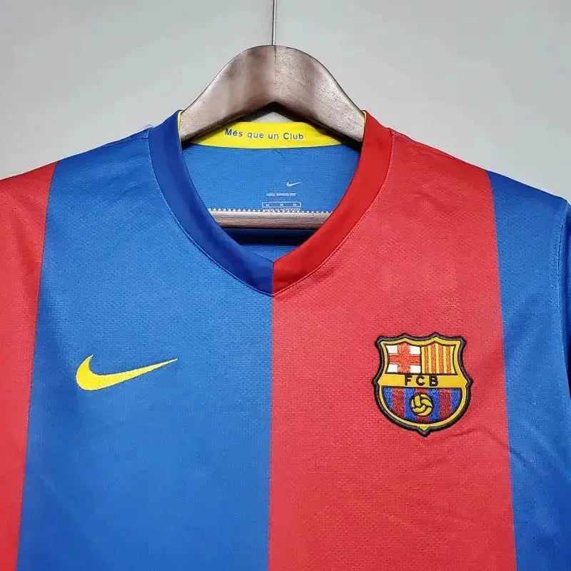 Barcelona Home Retro Shirt 2006/07 - Men's Fan Long Sleeve