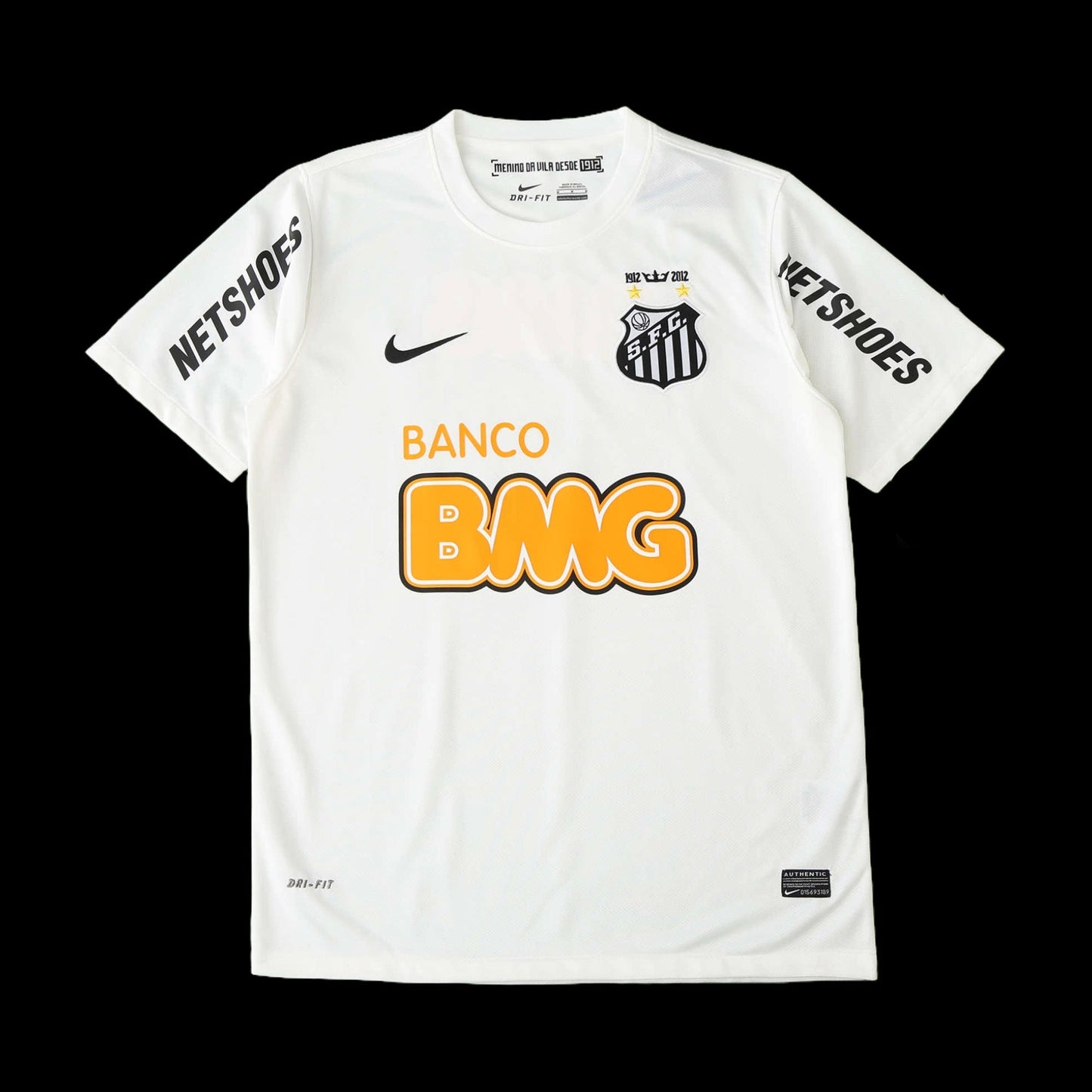 Santista Home Retro Shirt 2011/12 - Men's White Fan Shirt