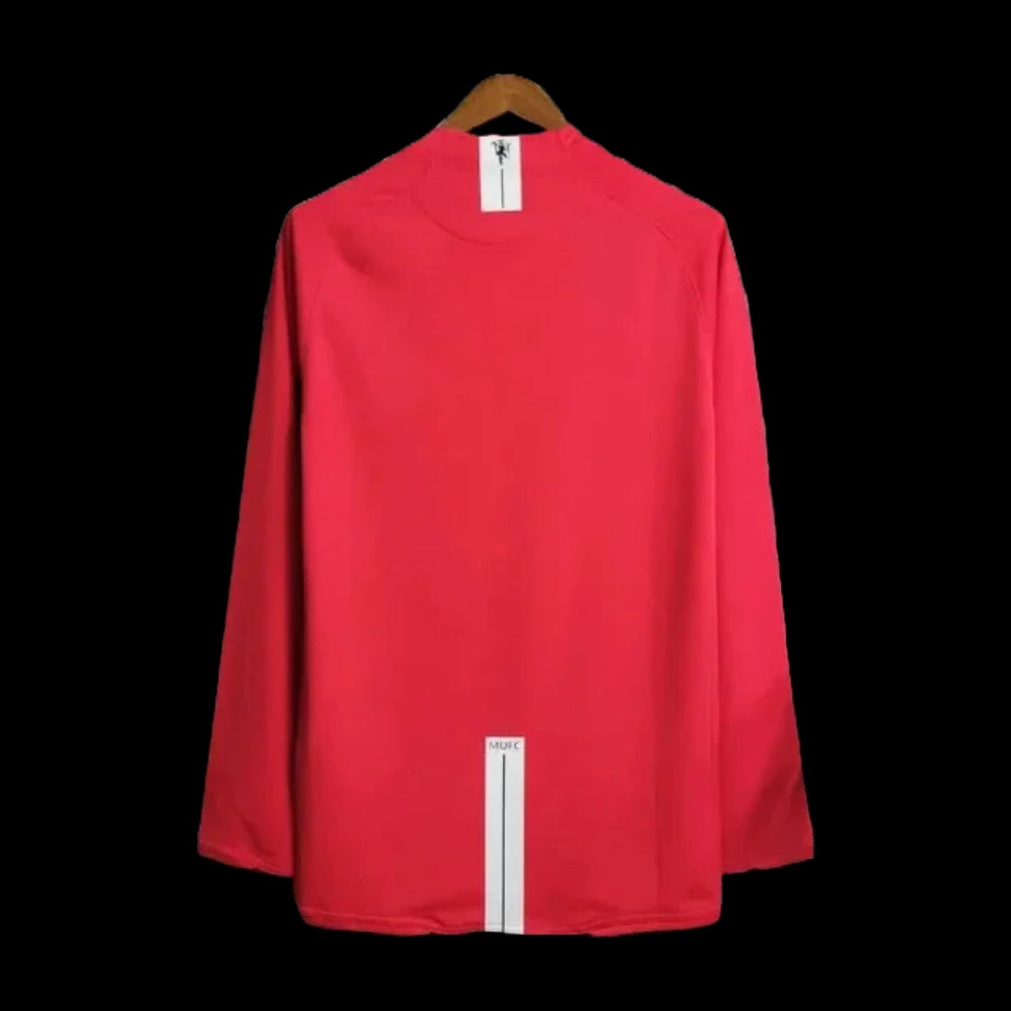 Manchester United Home Retro Shirt 2007/08 - Mens Red Fan Long Sleeve