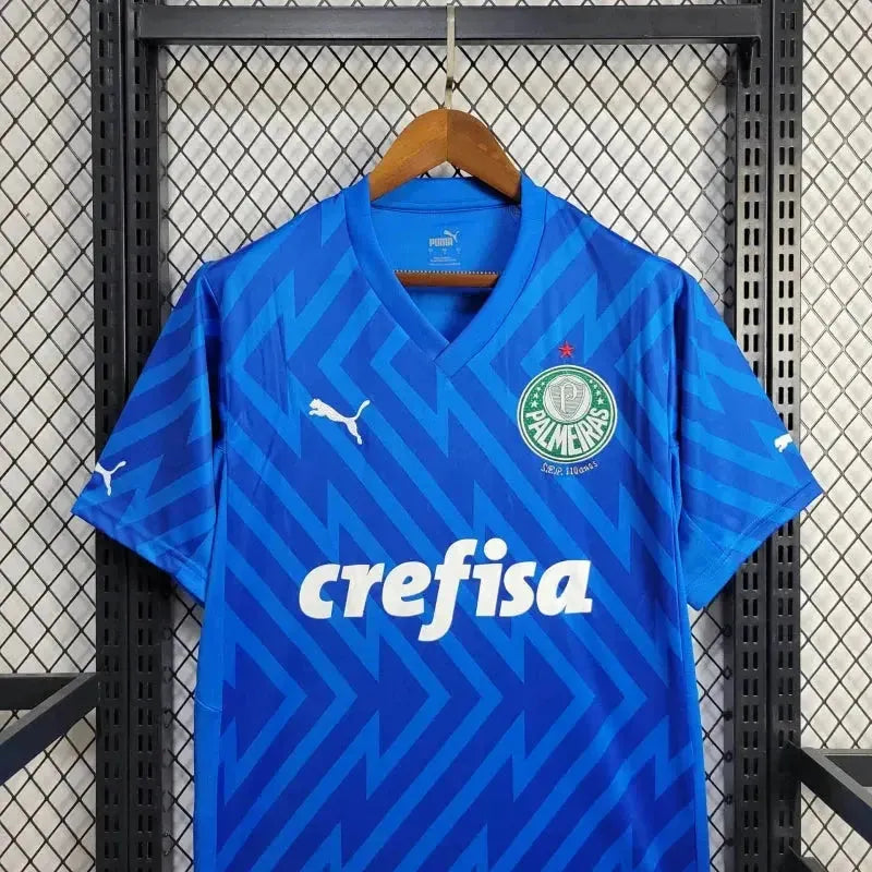 Palmeiras Goalkeeper Shirt 24/25 - Men's Fan Blue