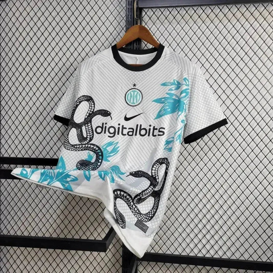 Inter Milan 24/25 Special Edition Men's Fan Shirt - White Dragon
