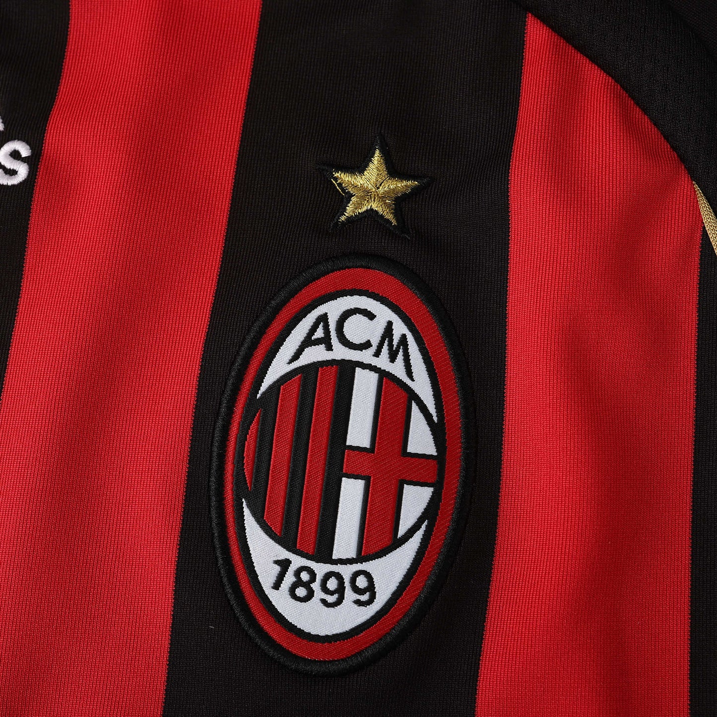 AC Milan Home Retro Shirt 2006/07 - Men's Fan Shirt Gold