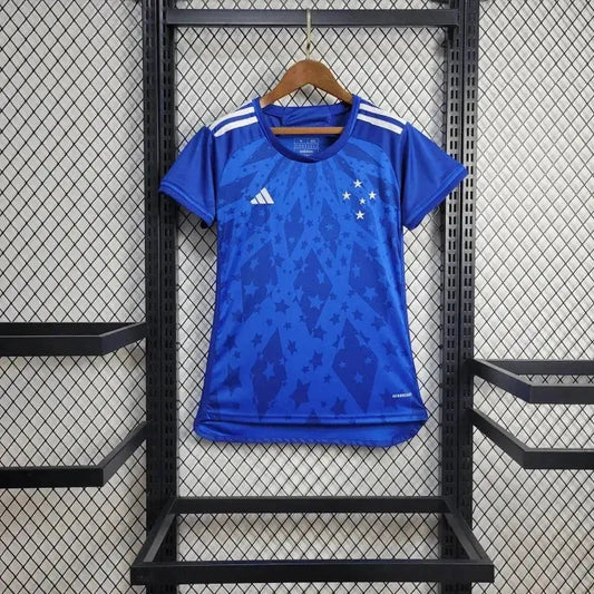 Cruzeiro Home Shirt 24/25 - Women's Fan Shirt Blue