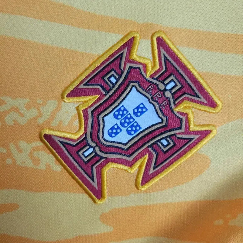 Portugal Goalkeeper Shirt 24/25 - Men's Fan Yellow