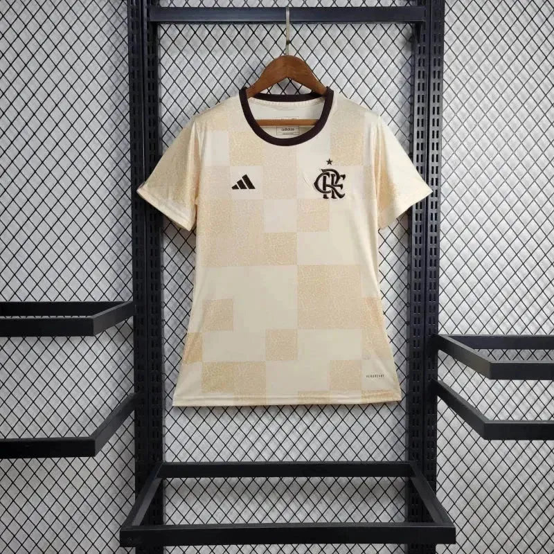 Flamengo Training Shirt 24/25 - Women's Supporter Beige