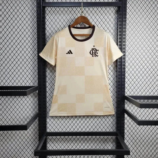 Flamengo Training Shirt 24/25 - Women's Supporter Beige