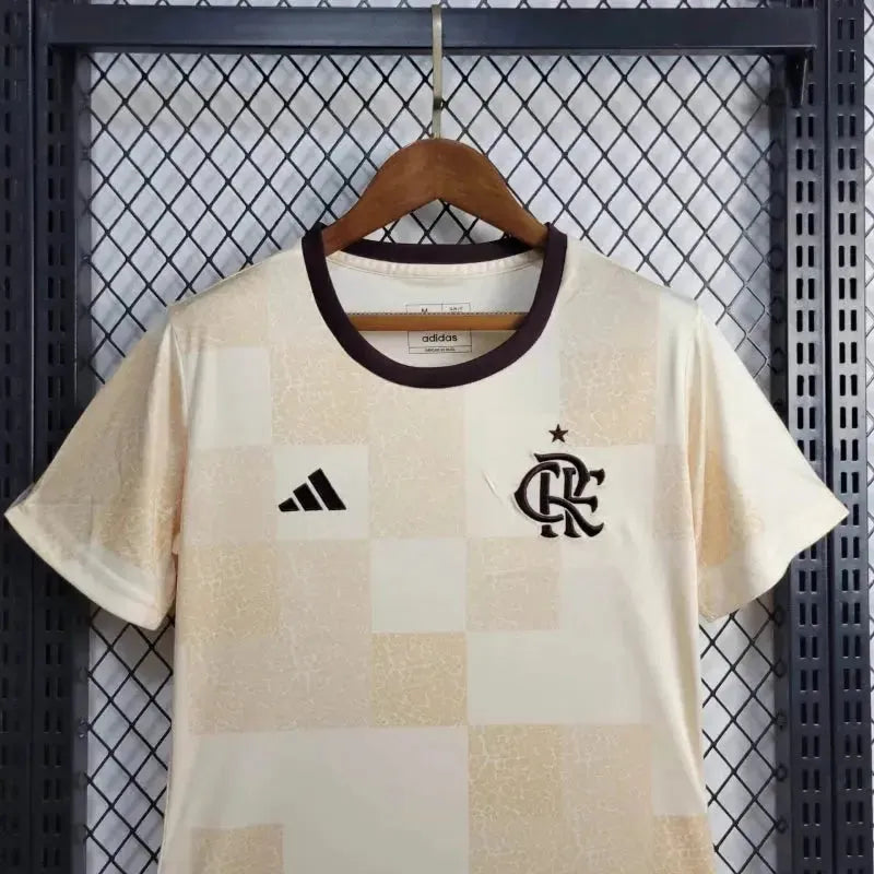 Flamengo Training Shirt 24/25 - Women's Supporter Beige