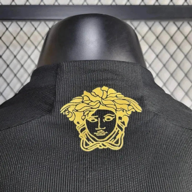 Arsenal VERSACE 24/25 Shirt - Men's Player Black