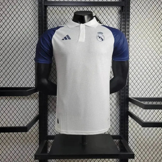 Real Madrid Training Shirt 24/25 - Men's Player White and Blue