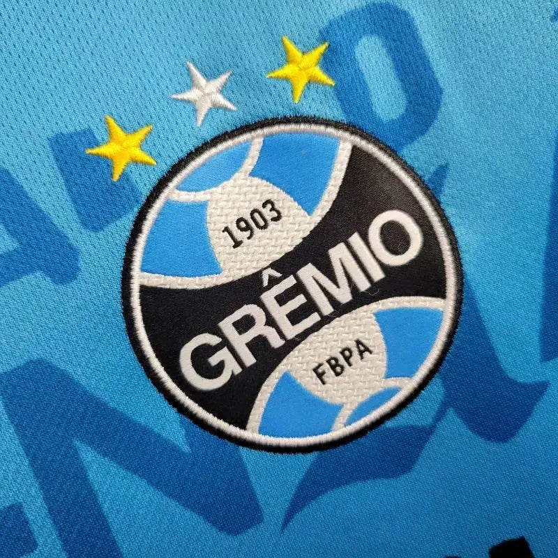 Grêmio Training Shirt 24/25 - Men's Blue Fan Shirt - Grêmio, I give you life 1903