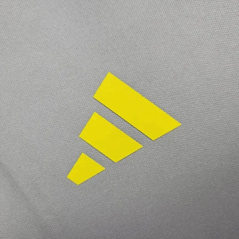 Flamengo Training Shirt 24/25 - Men's Fan Gray, Yellow and Black