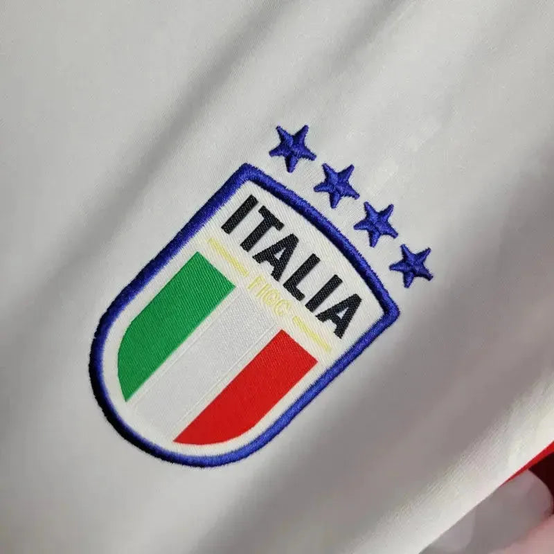 Italy Away Shirt 24/25 - Kids Fan Shirt White
