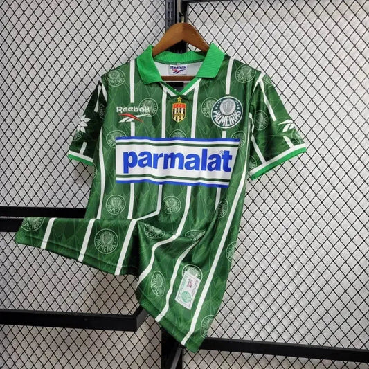 Palmeiras Home Retro Shirt 1996 - Men's Fan PARMALAT