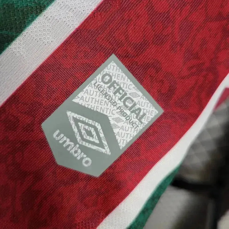 Fluminense Home Shirt 24/25 - Men's Fan Shirt + Libertadores Patches + Sponsorship