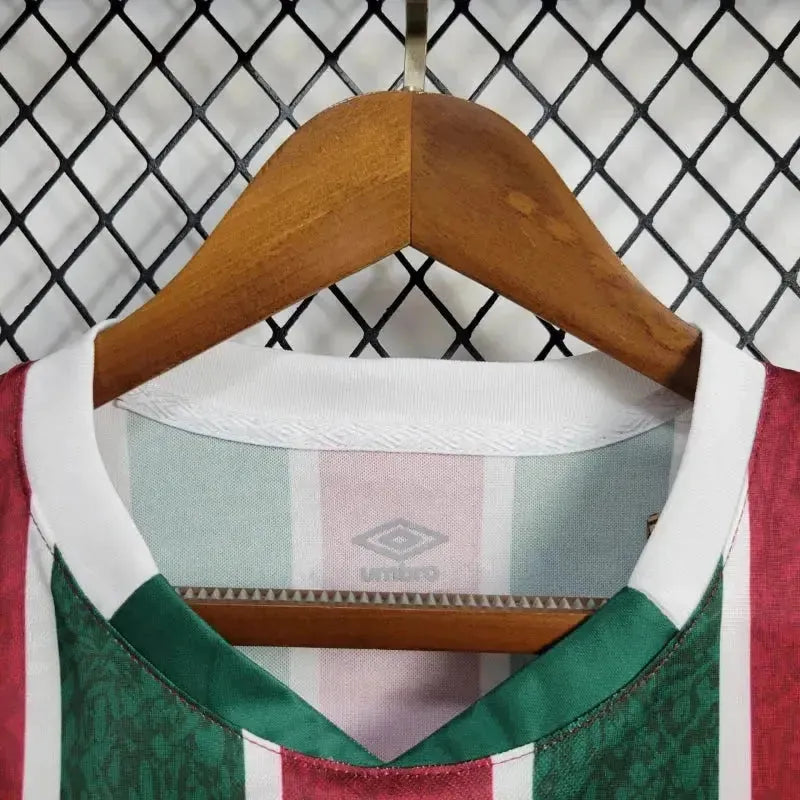 Fluminense Home Shirt 24/25 - Men's Fan Shirt + Libertadores Patches + Sponsorship