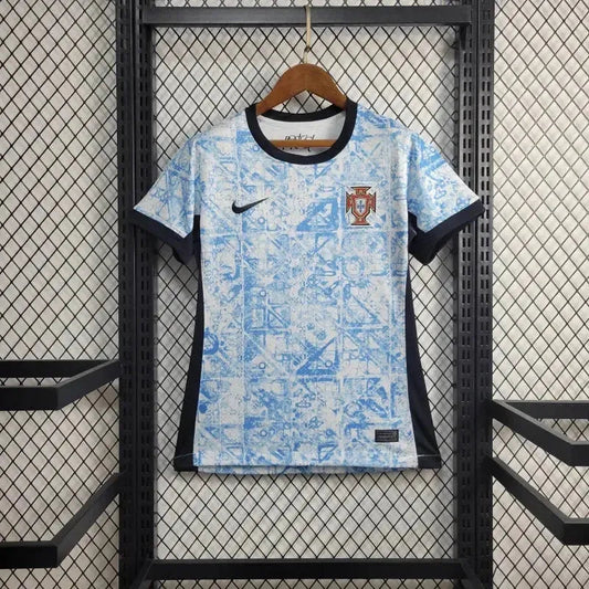 Portugal Away Shirt 24/25 - Women's Fan Shirt Blue