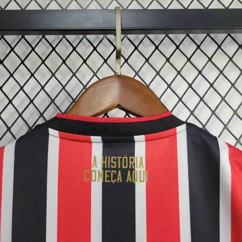 São Paulo Away 24/25 Women's Fan Shirt Red and Black New Balance