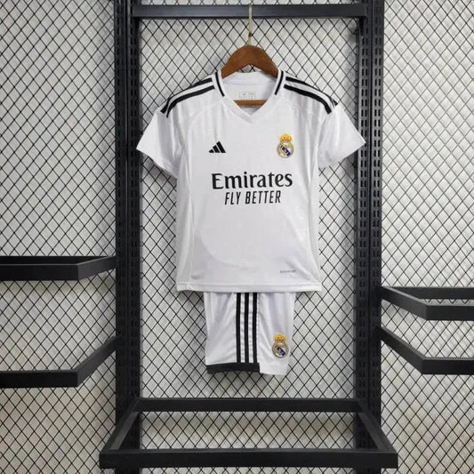 Real Madrid Home Shirt 24/25 - Kids Fan Shirt White