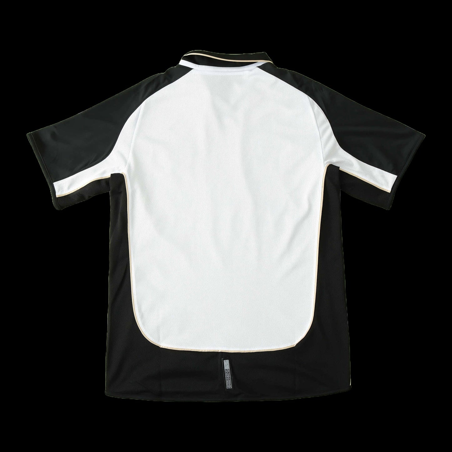 Manchester United Retro 100th Anniversary Edition Shirt 01/02 - Men's Fan Shirt White, Black and Gold - Double Sided