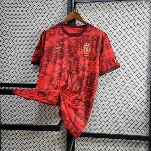 Portugal “The Selection” Shirt - Men's Red Fan Shirt Comma Football