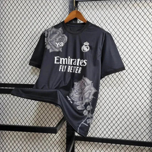 Real Madrid Fourth Y3 24/25 Shirt - Men's Fan Black