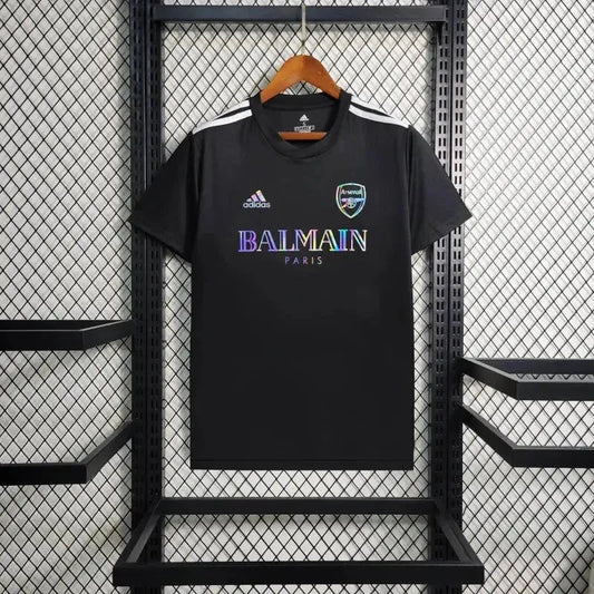 Arsenal BALMAIN - Men's Reflective Fan Shirt - Black