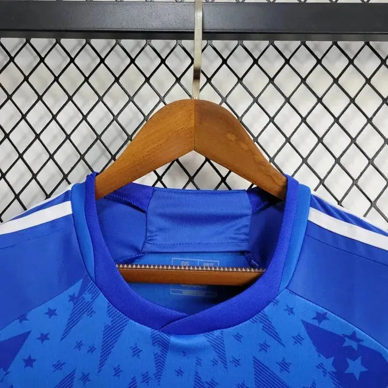 Cruzeiro 24/25 Shirt - Men's Blue Fan Shirt with Coca-Cola Sponsorship