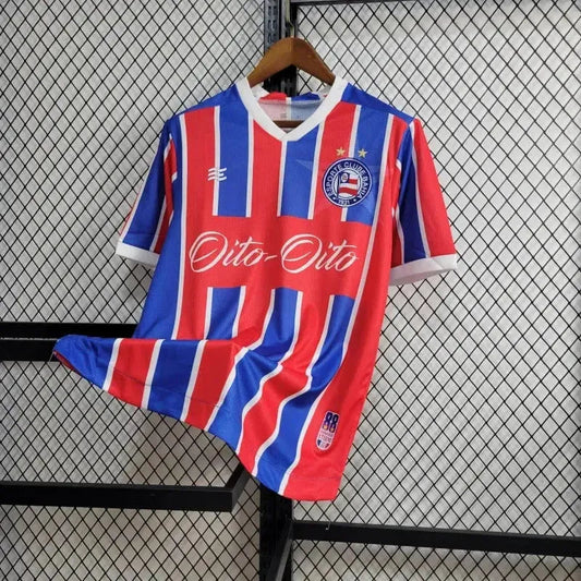 Bahia Shirt Anniversary Edition 24/25 - Men's Red and Blue Fan Eight-Eight