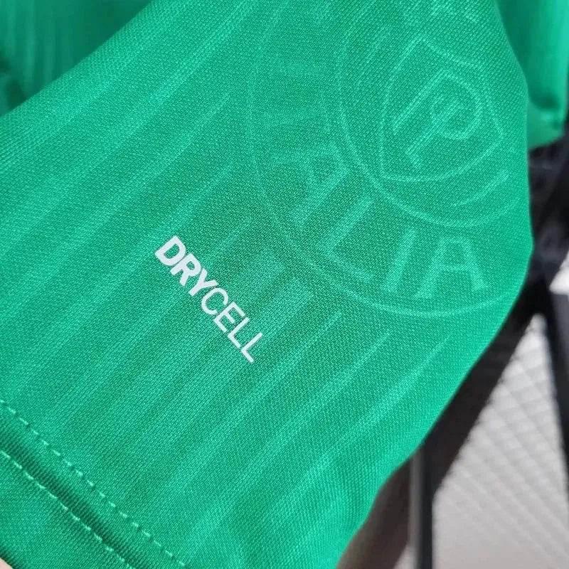Palmeiras Home 24/25 Shirt - Men's Green Fan Shirt + Brasileirão and Avanti Patch + Sponsorships