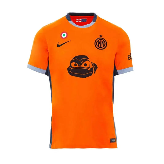Inter Milan Teenage Mutant Ninja Turtles Third 24/25 Shirt - Men's Fan Orange