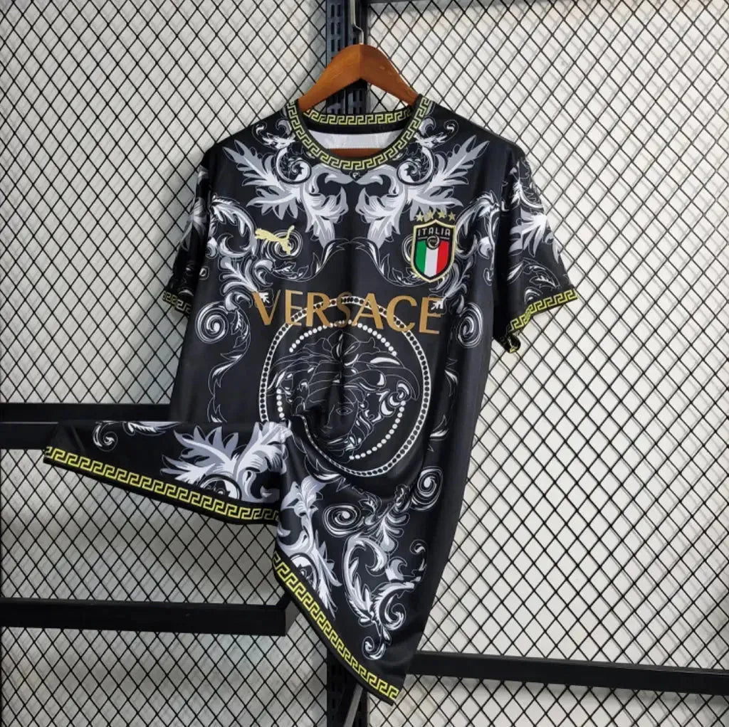Italy x Versace 23/24 Fan Shirt - Men's Black