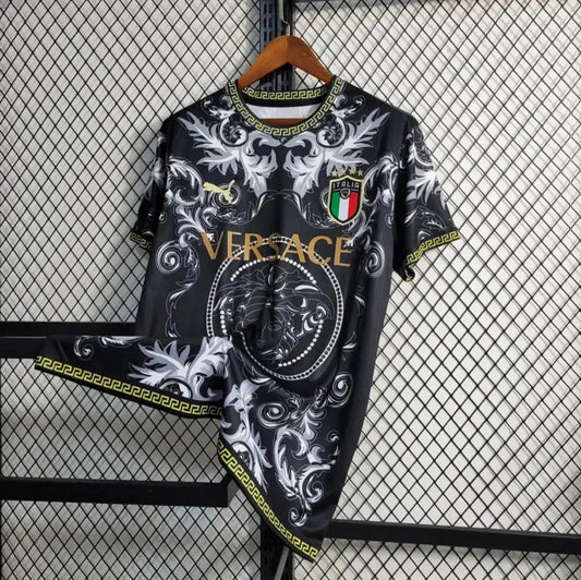 Italy x Versace 23/24 Fan Shirt - Men's Black