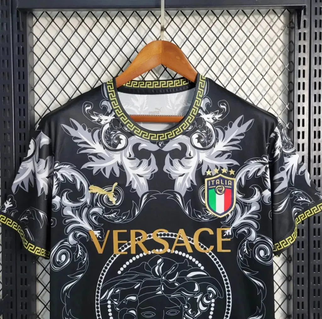 Italy x Versace 23/24 Fan Shirt - Men's Black